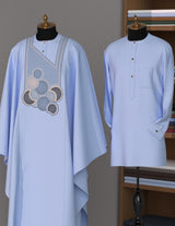 Men’s 3 Piece Luxury Fine Agbada Buba and Sokoto Set
